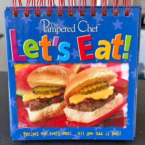 Pampered Chef Kids Countertop Let’s Eat Tabbed Recipe Book